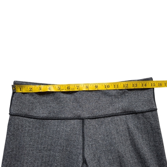 Lululemon Wunder Under Pant Low-Rise Heathered Herringbone Black 9/14 Women 10 - Picture 11 of 13